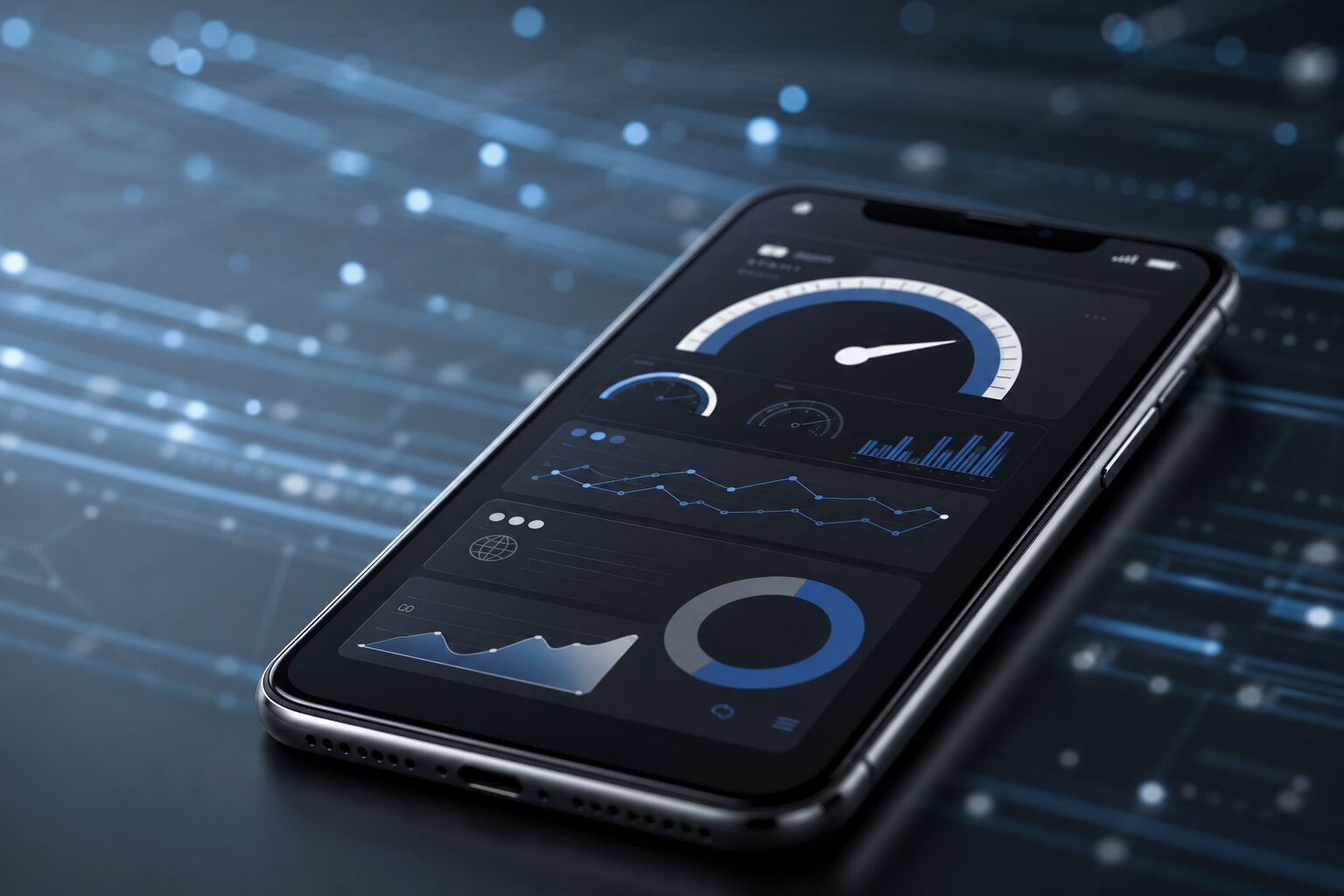Rapport vitesse site web smartphone indicateurs performance