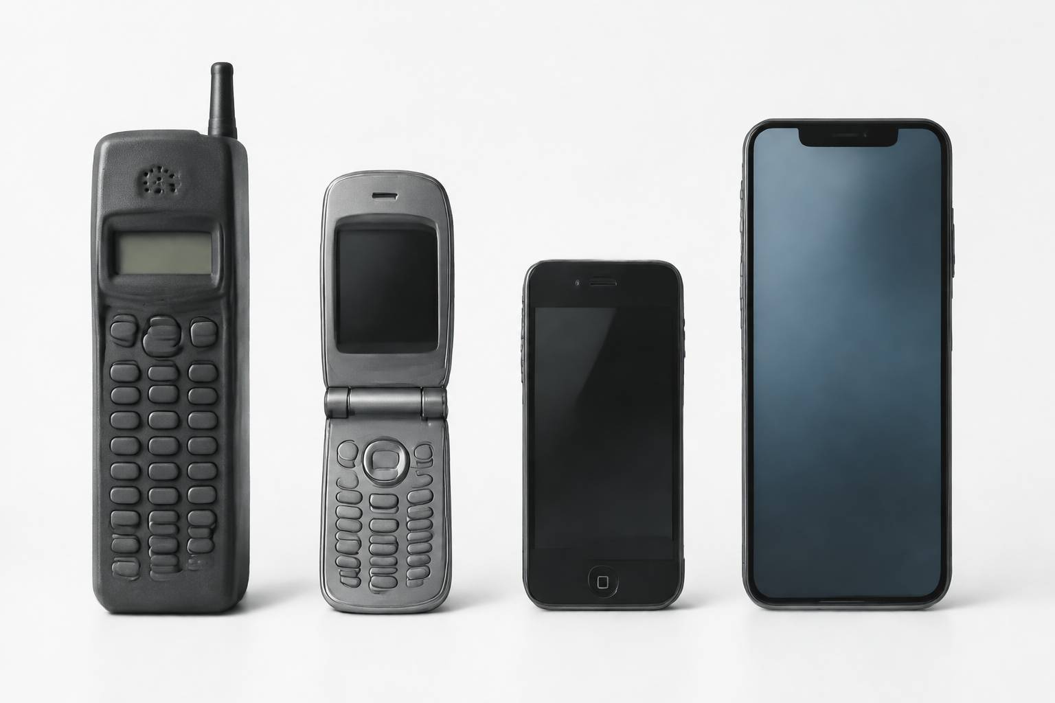 Quatre décennies de révolution : l’incroyable évolution des téléphones portables
